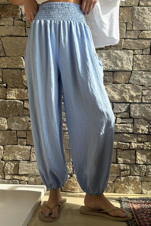 Basso Shirring Balloon Pant Cornflower /15=